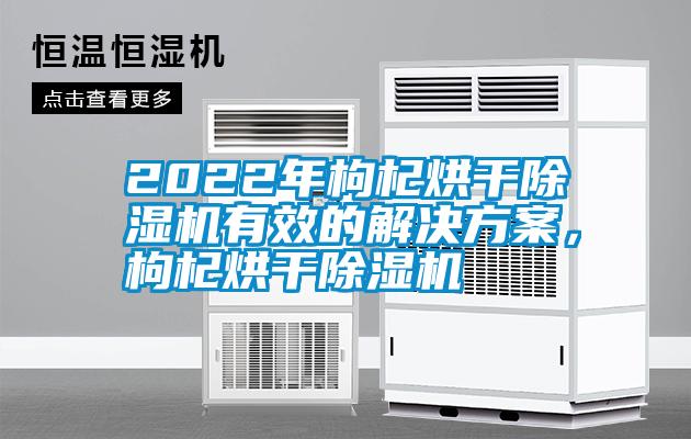 2022年枸杞烘干除濕機有效的解決方案，枸杞烘干除濕機