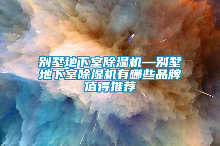 別墅地下室除濕機(jī)—?jiǎng)e墅地下室除濕機(jī)有哪些品牌值得推薦