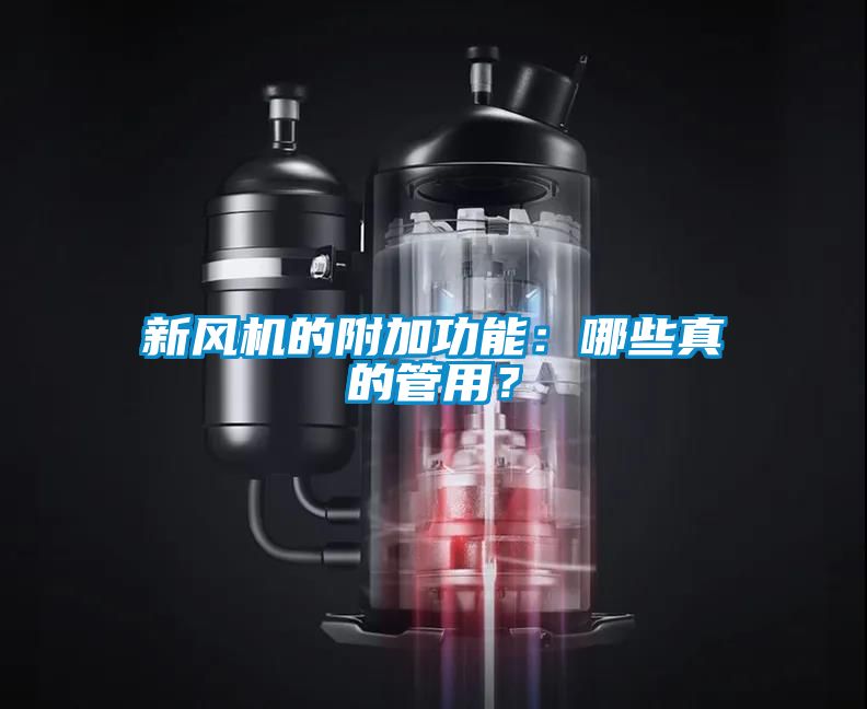 新風機的附加功能：哪些真的管用？